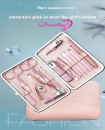 Pink Manicure Set 18 in 1 Stainless Steel Grooming Kit Professional Pedicure set